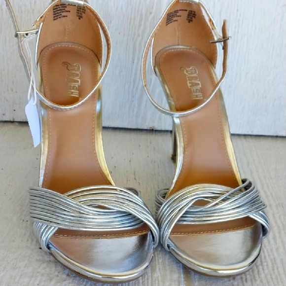 Brash Shoes - Silver Splash Women's Strappy Heels